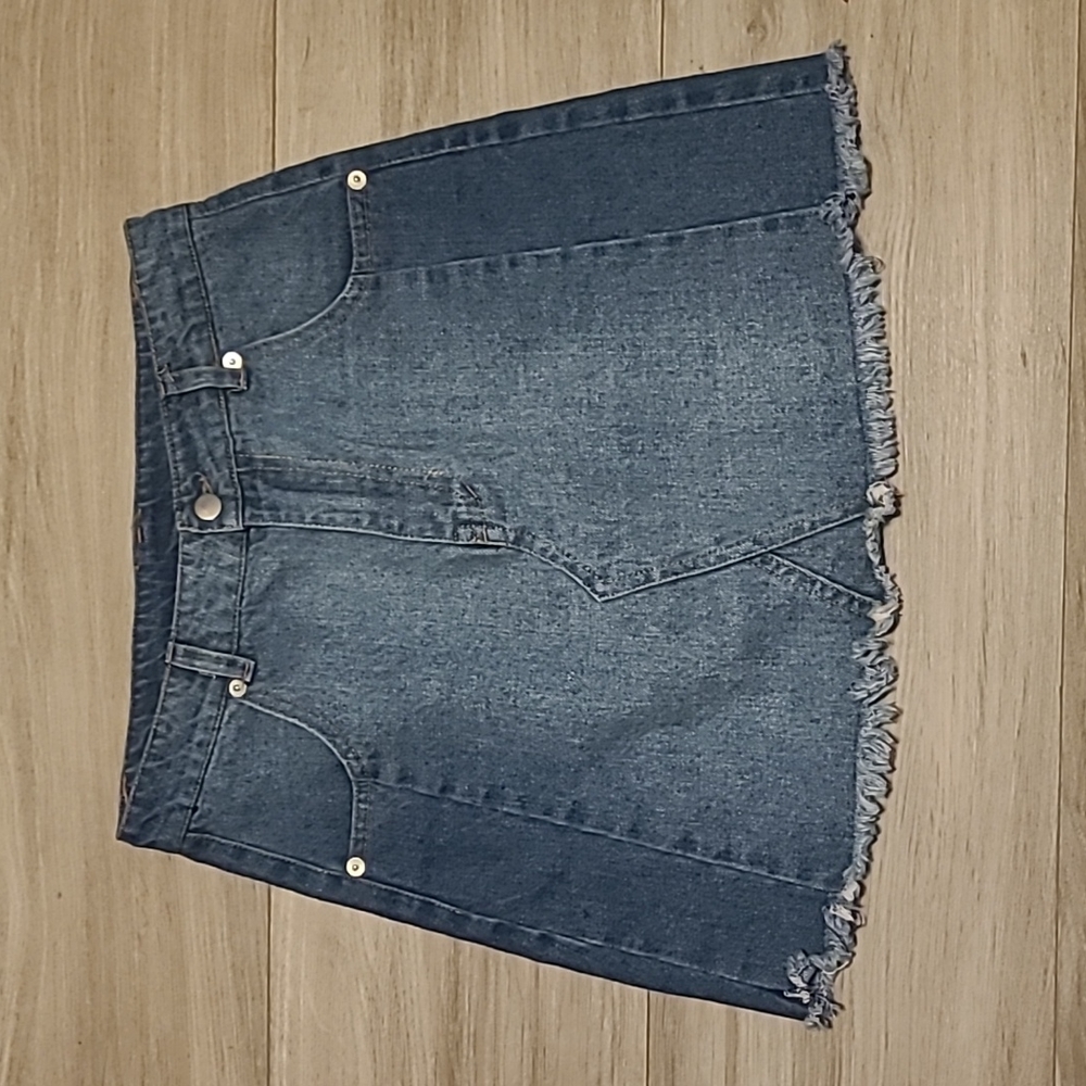 Altar'd State, Blue jean skirt, XS
